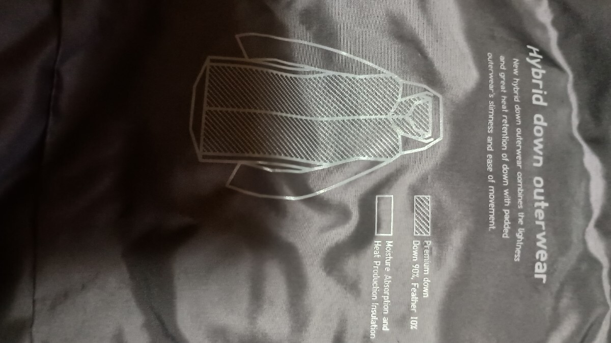 【美品】UNIQLOユニクロ☆ハイブリッドダウンコート☆ブラック☆サイズＸＳ_画像10