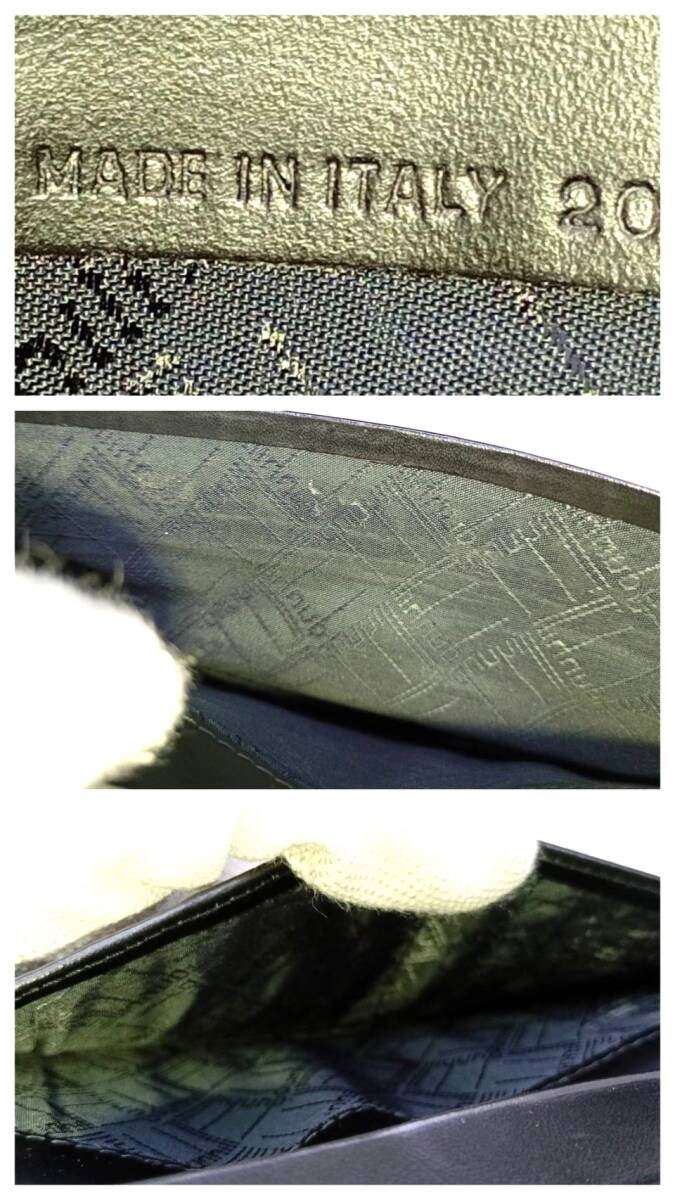 dunhill■ダンヒル ロング ウォレット 二つ折り 長財布 レザー ブラック 黒■中古品 Dunhill_画像10