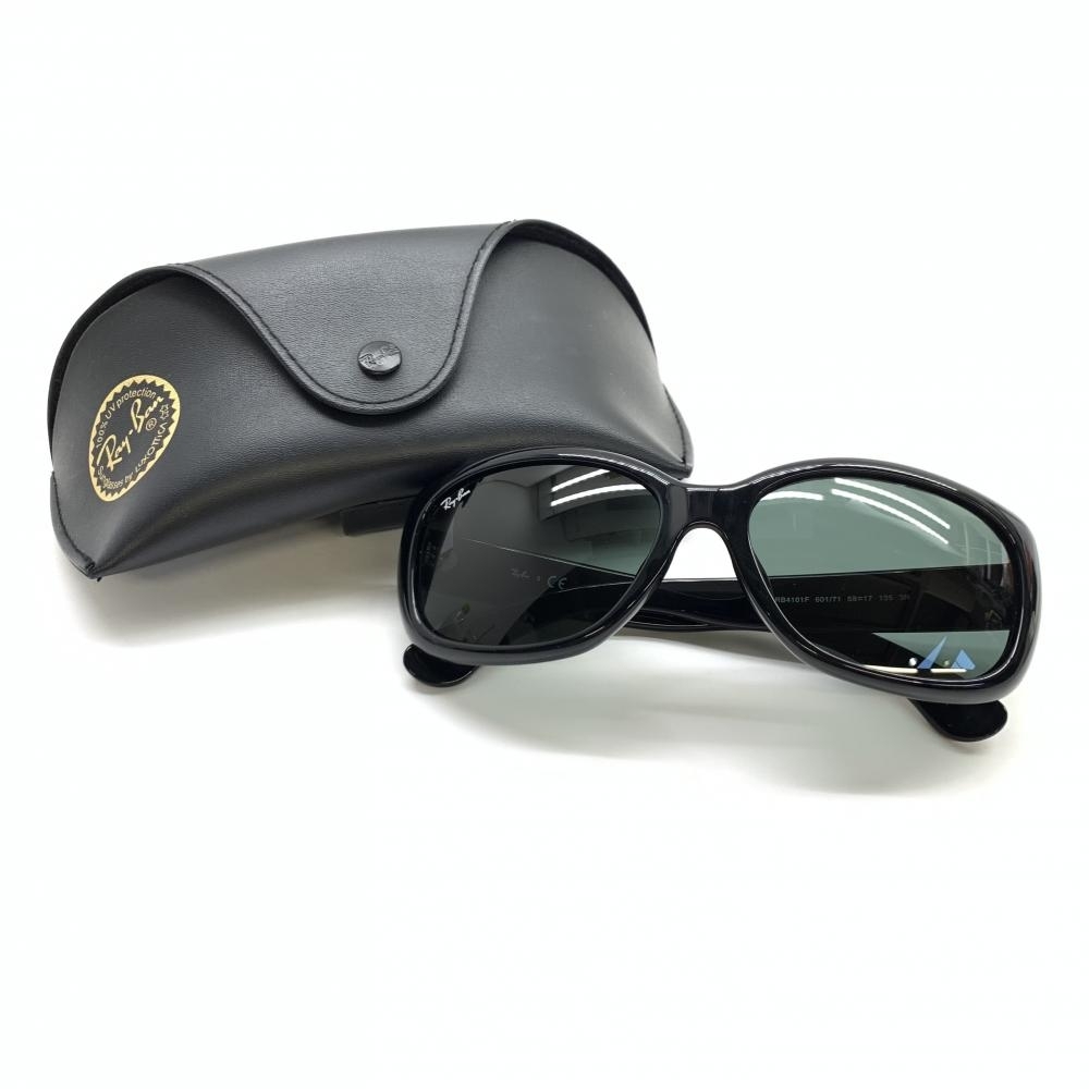 Ray‐Ban レイバン RB4101F ジャッキーオー サングラス アイウェア ブラック ブルー偏光レンズ プラスチック 管理RT44409_画像10