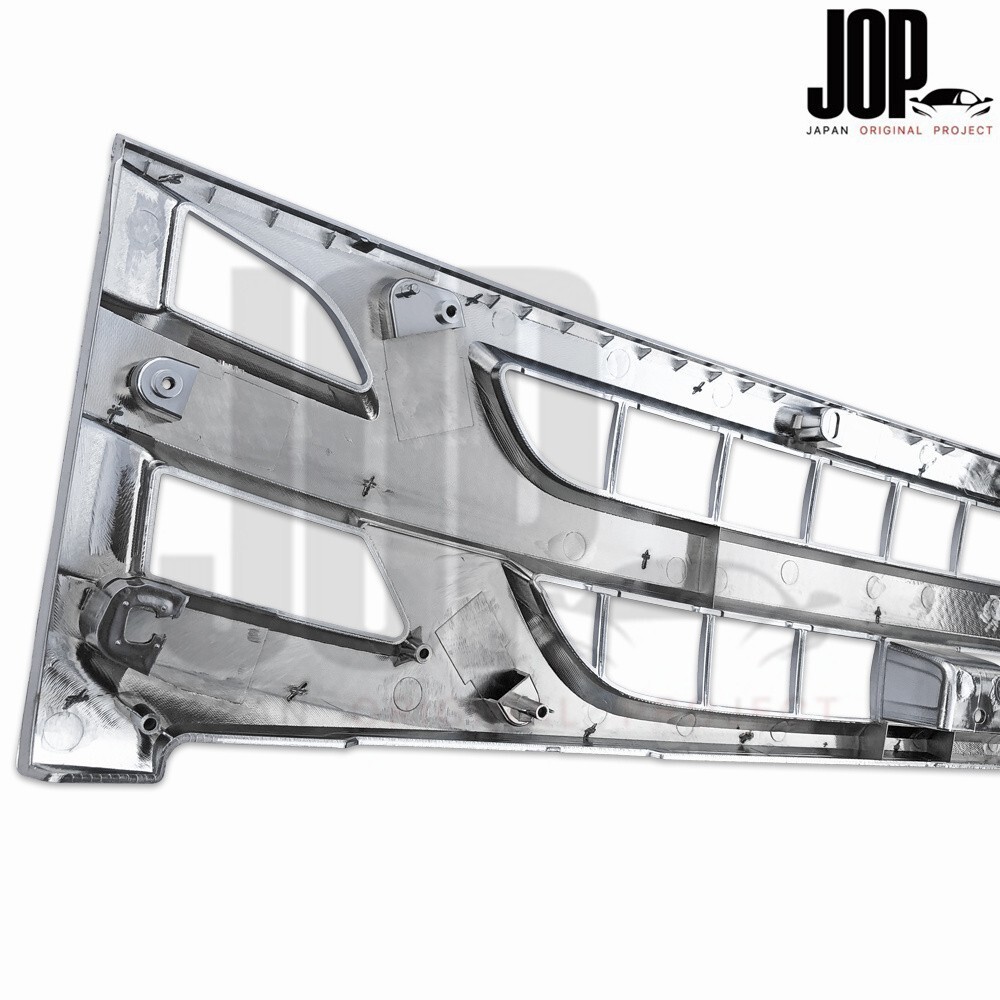 いすゞ H26.12~ 07 エルフ ワイドキャブ インナーブラック メッキ フロント グリル ABS製 ラジエーター グリル 新品 純正交換_画像6