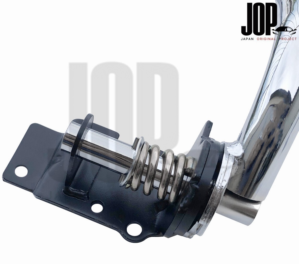 いすゞ 07 エルフ ローキャブ 平成19年1月～令和5年2月 メッキ ミラー ステー 左右セット サイド ミラー アーム 交換式 140φ 手動 電動_画像2