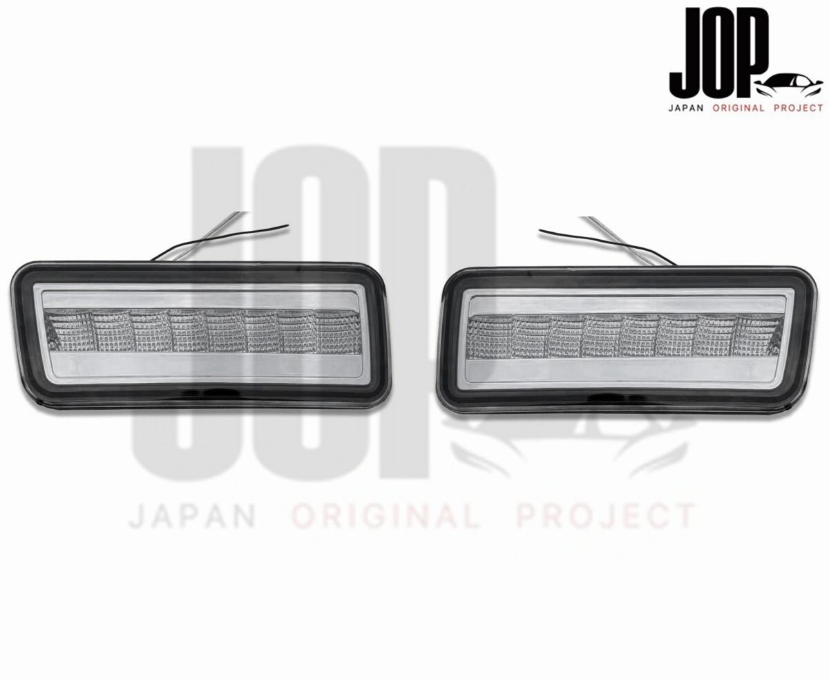 ふそう ジェネレーション キャンター ワイド メッキ ハイブリッド フロント バンパー W2000mm H450mm LED フォグランプ 取り付けステー 付_画像8