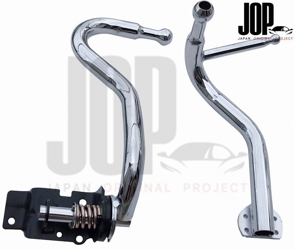 いすゞ 07 エルフ ローキャブ 平成19年1月～令和5年2月 メッキ ミラー ステー 左右セット サイド ミラー アーム 交換式 140φ 手動 電動_画像1