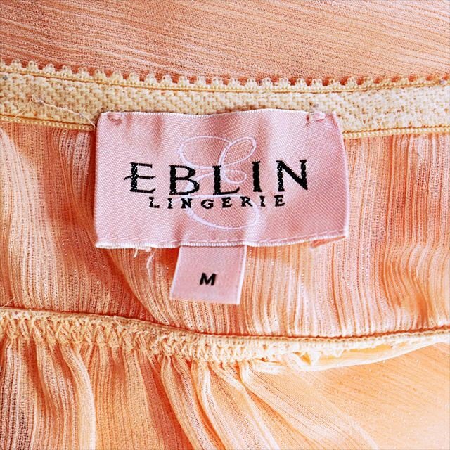 CE6-B79☆//EBLIN/エブリン♪ふんわりガーリーシルエット☆シアーピンク*ベビードール※一番安価な送料はゆうパケットなら280円♪_画像6