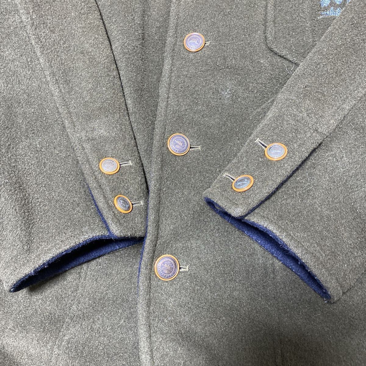 上質　オールド　イタリア製　SEVENTY カシミア×ウール　フィールドコート　セブンティ　ジャケット　カバーオール　メルトン_画像10