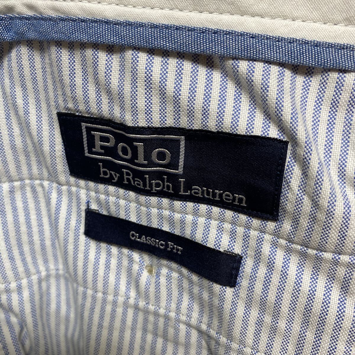 オールド　ラルフローレン チノトラウザー　90s 00s 古着　W34 コットン　POLO RALPHLAUREN チノパン　ワークパンツ　_画像6