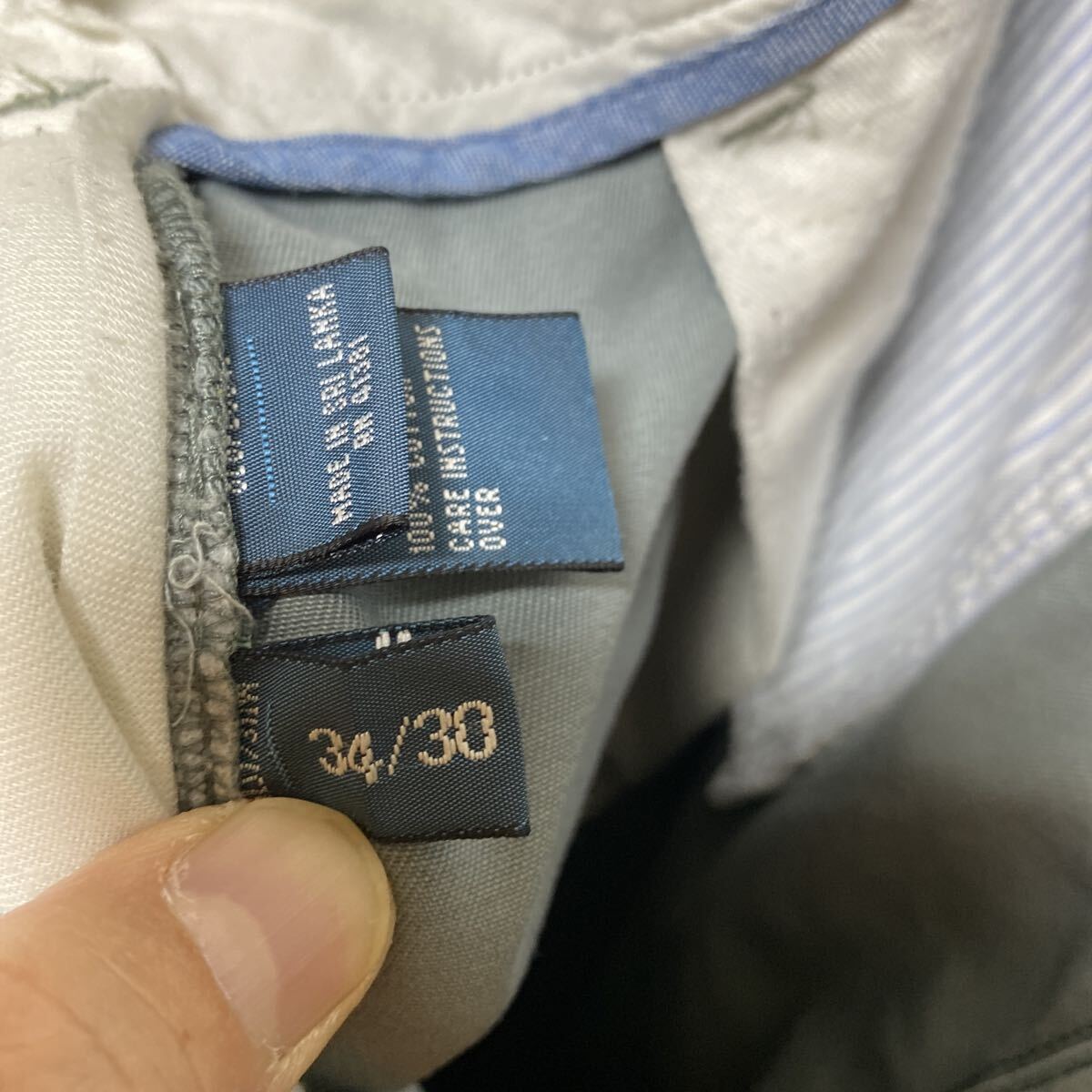 オールド　ラルフローレン チノトラウザー　90s 00s 古着　W34 コットン　POLO RALPHLAUREN チノパン　ワークパンツ　_画像7
