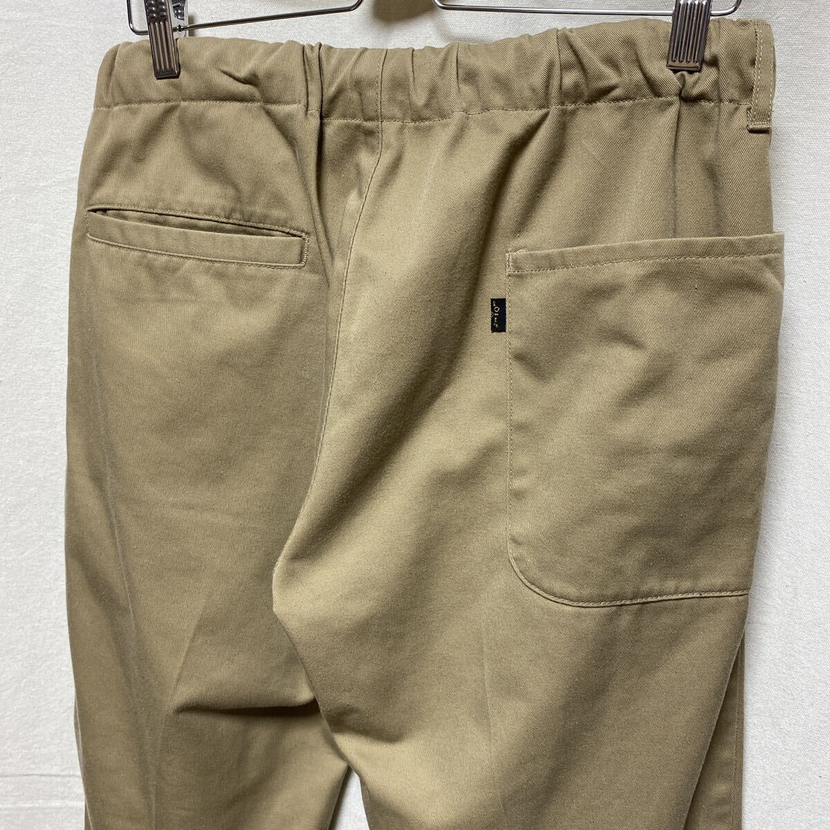 NECESSARY OR UNNECESSARY TCツイル　イージーパンツ　ベージュ　2 トラウザー　ワークパンツ　ネセサリーオアアンネセサリー　NOUN_画像4