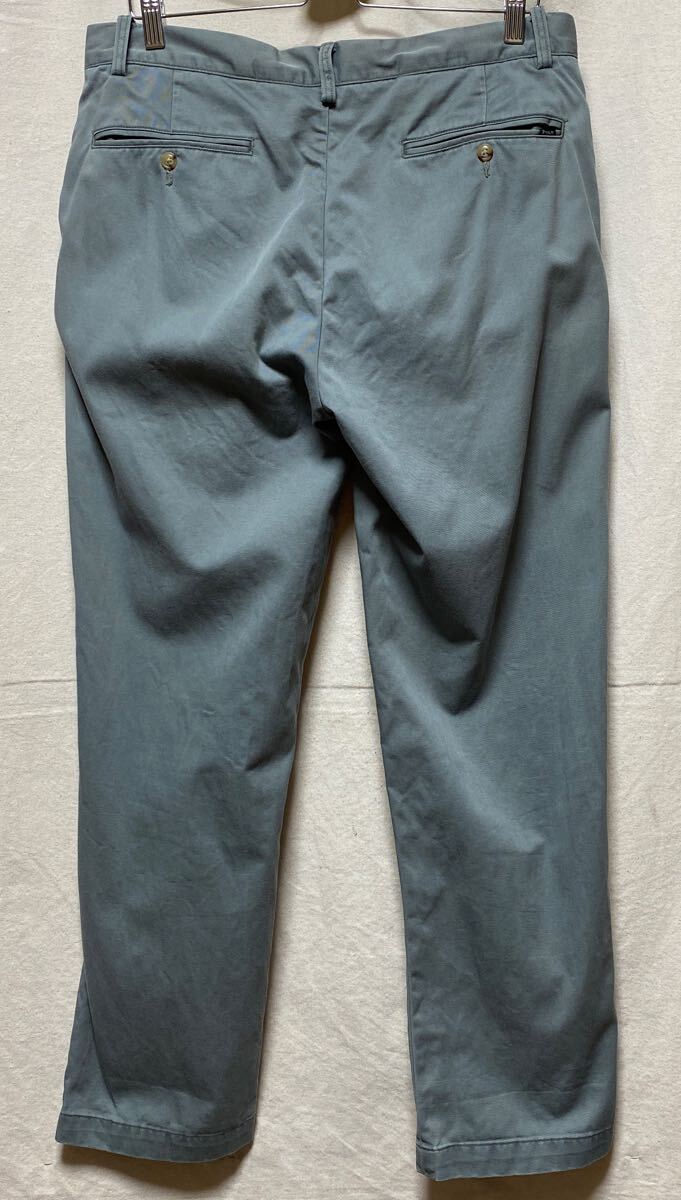 オールド　ラルフローレン チノトラウザー　90s 00s 古着　W34 コットン　POLO RALPHLAUREN チノパン　ワークパンツ　_画像3