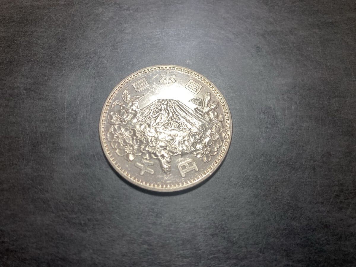 東京オリンピック 1964 昭和39年 1000円銀貨 記念硬貨 千円銀貨 古銭_画像2