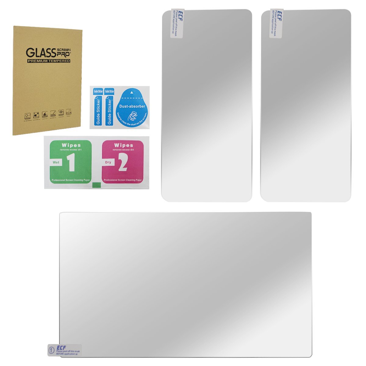 [ бесплатная доставка ]40 серия Alphard Vellfire задний enta- монитор + управление panel для жидкокристаллический защитная плёнка усиленный стекло задний 