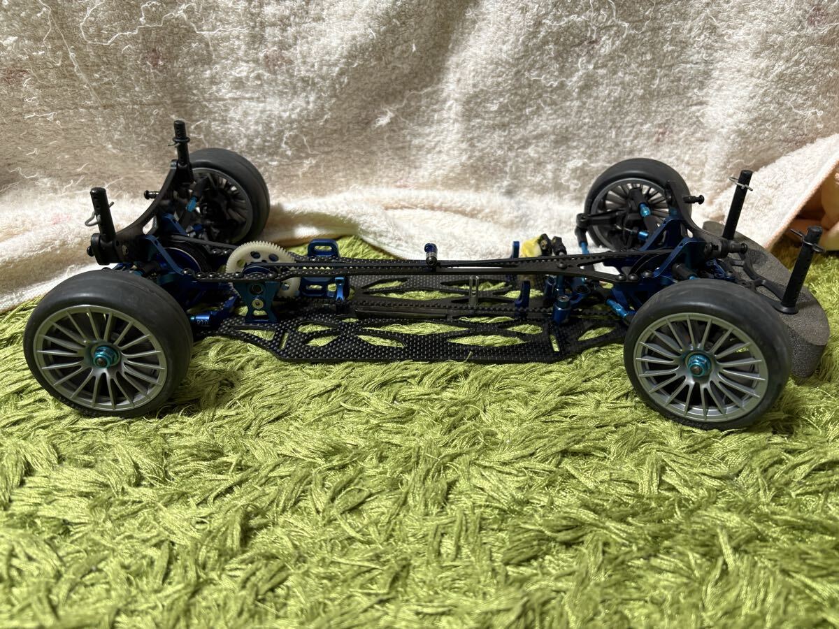 ラジコン RC シャーシ BD-5 カーボンシャーシ フロントワンウェイ スタビライザー ユニバーサルシャフト ヨコモ YOKOMO ダンパー無し_画像6