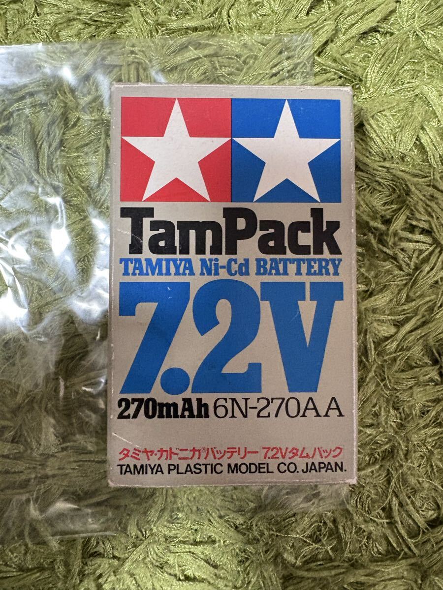 ラジコン RC バッテリー タムパック TamPack 7.2V 270mAh 6N-270AA ニカドバッテリー Ni-Cd 田宮 タミヤ TAMIYA 動作未確認 _画像4