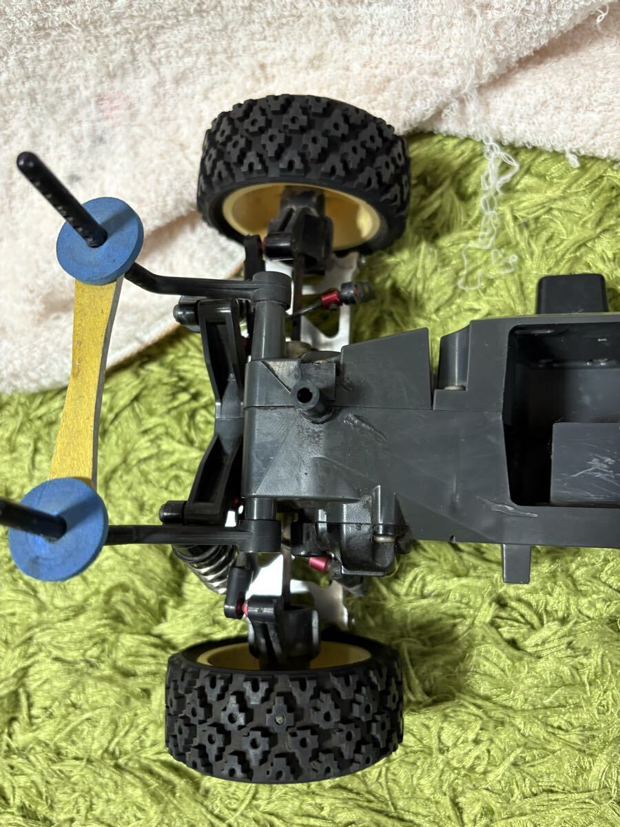 ラジコン RC シャーシ TL-01 オプション多数 足周りアルミパーツ クイックホルダー カーボンセンターシャフト リアスタビライザー 田宮_画像7