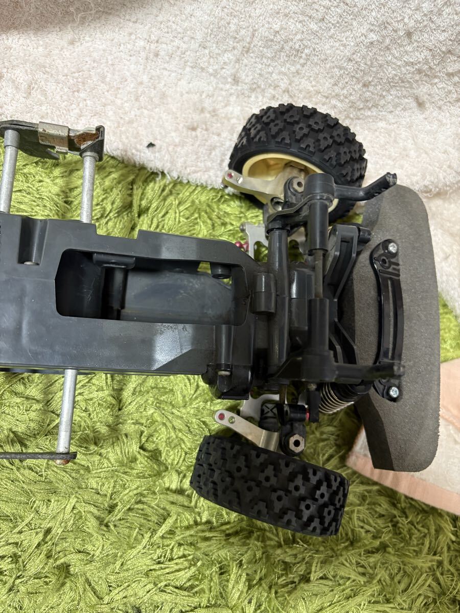 ラジコン RC シャーシ TL-01 オプション多数 足周りアルミパーツ クイックホルダー カーボンセンターシャフト リアスタビライザー 田宮_画像8