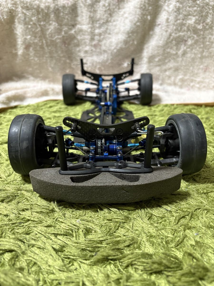 ラジコン RC シャーシ BD-5 カーボンシャーシ フロントワンウェイ スタビライザー ユニバーサルシャフト ヨコモ YOKOMO ダンパー無し_画像3