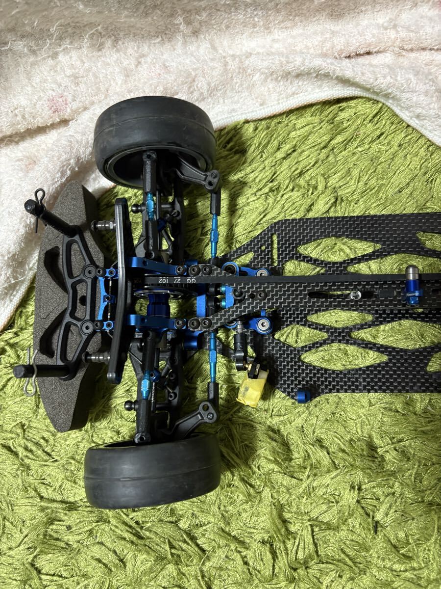 ラジコン RC シャーシ BD-5 カーボンシャーシ フロントワンウェイ スタビライザー ユニバーサルシャフト ヨコモ YOKOMO ダンパー無し_画像7