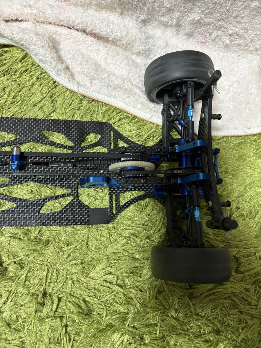 ラジコン RC シャーシ BD-5 カーボンシャーシ フロントワンウェイ スタビライザー ユニバーサルシャフト ヨコモ YOKOMO ダンパー無し_画像8