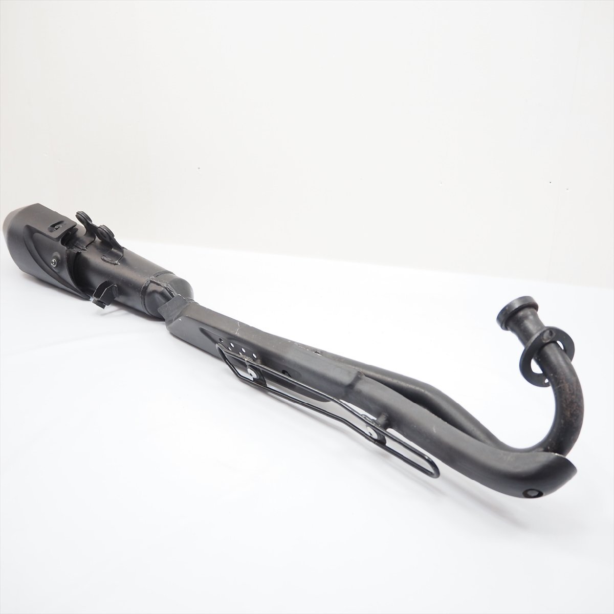 XR100モタード BC-HD13 05-08年 純正マフラー サイレンサー エキパイの画像4