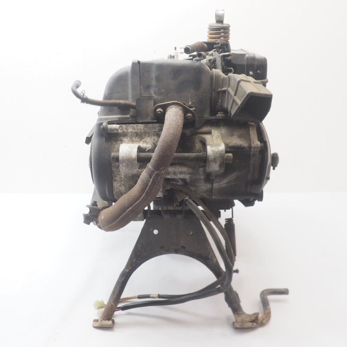 2スト ギア エンジン UA03J A120E-049xxx 2007年 4KNT ライトグレーソリッド4 BA50S GEAR engine マフラー キャブレター ホイール_画像4