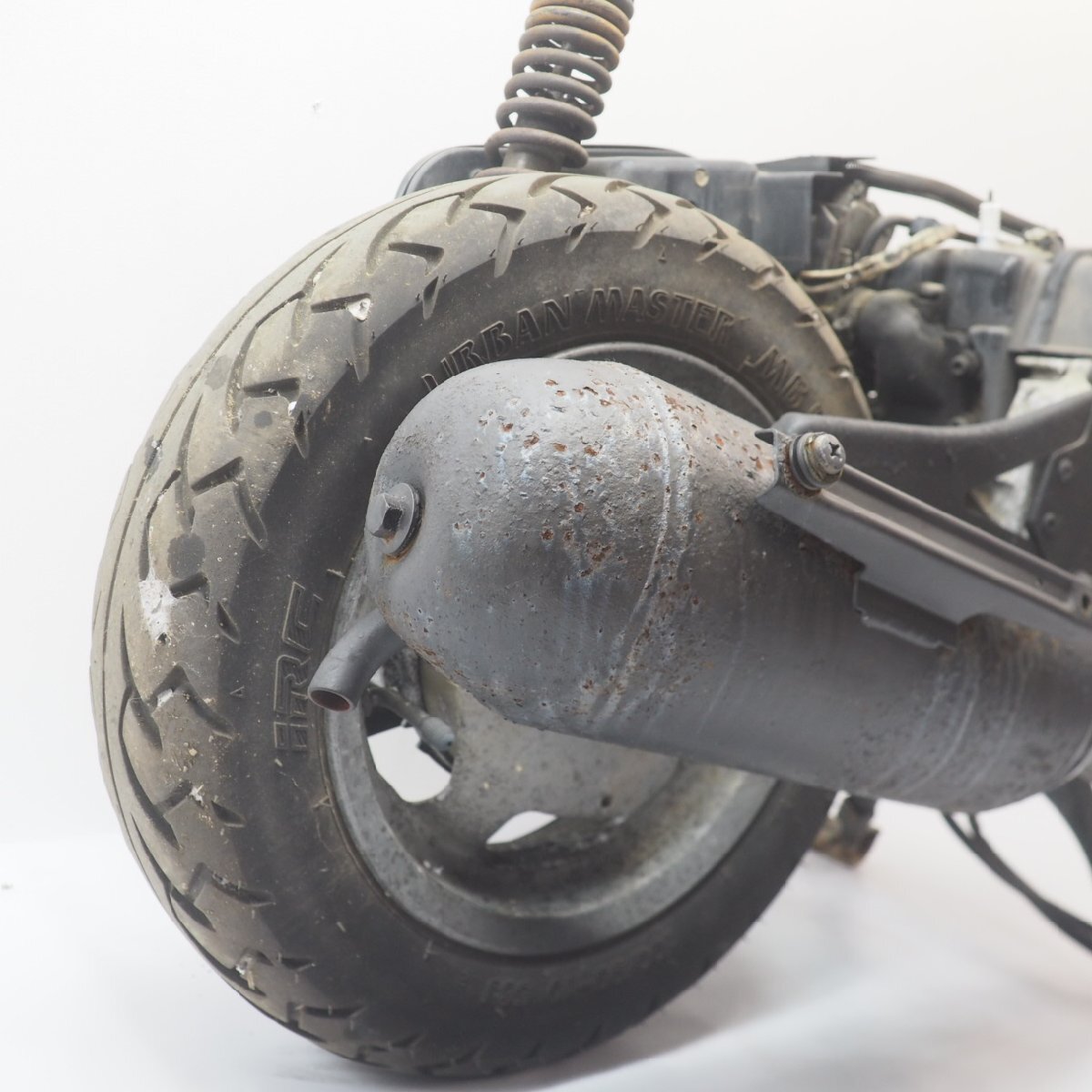 2スト ギア エンジン UA03J A120E-049xxx 2007年 4KNT ライトグレーソリッド4 BA50S GEAR engine マフラー キャブレター ホイール_画像2