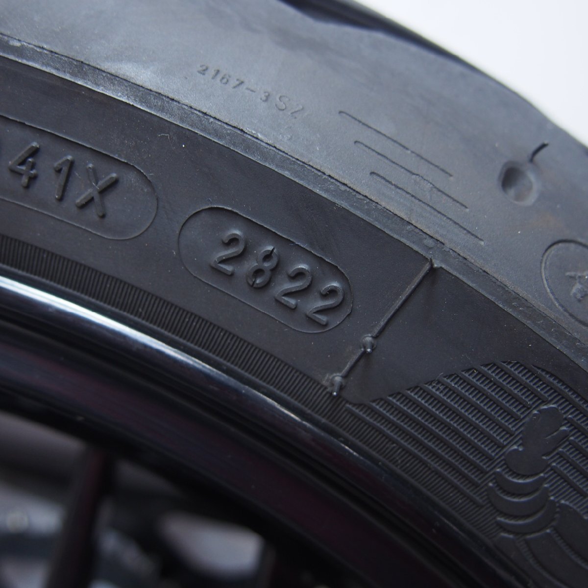 ドゥカティM821純正リアホイールsetスイングアーム付きZDMMH00AALB007×××外しモンスター821_画像6