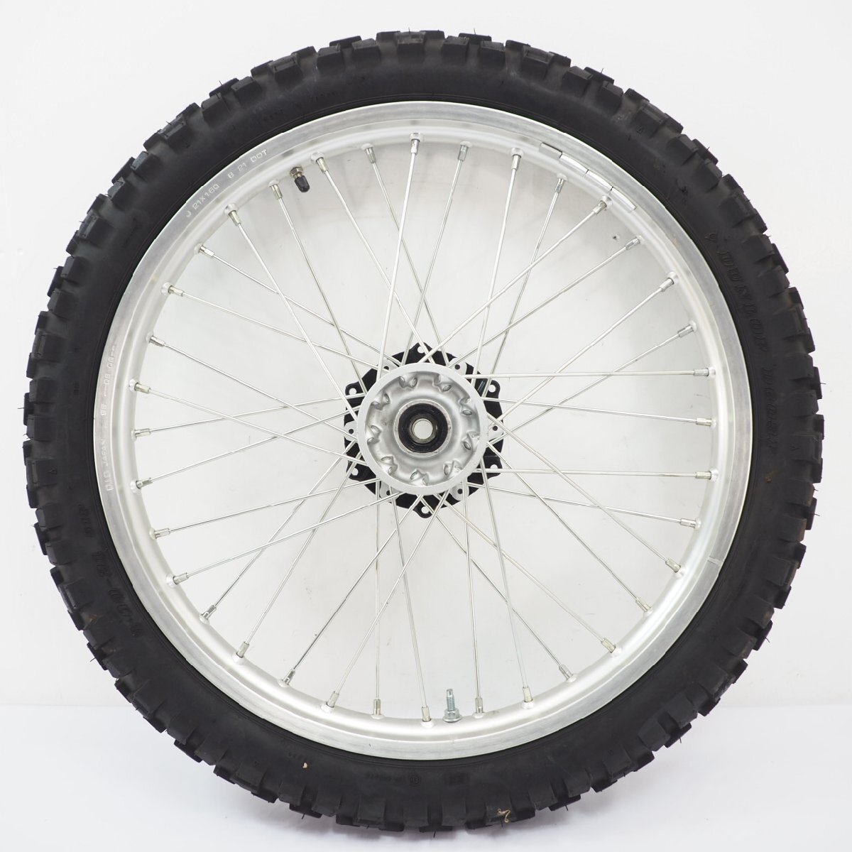 WR250R DG15J純正フロントホイール 21x1.60 3D7 フロント 前 大振れ無_画像9
