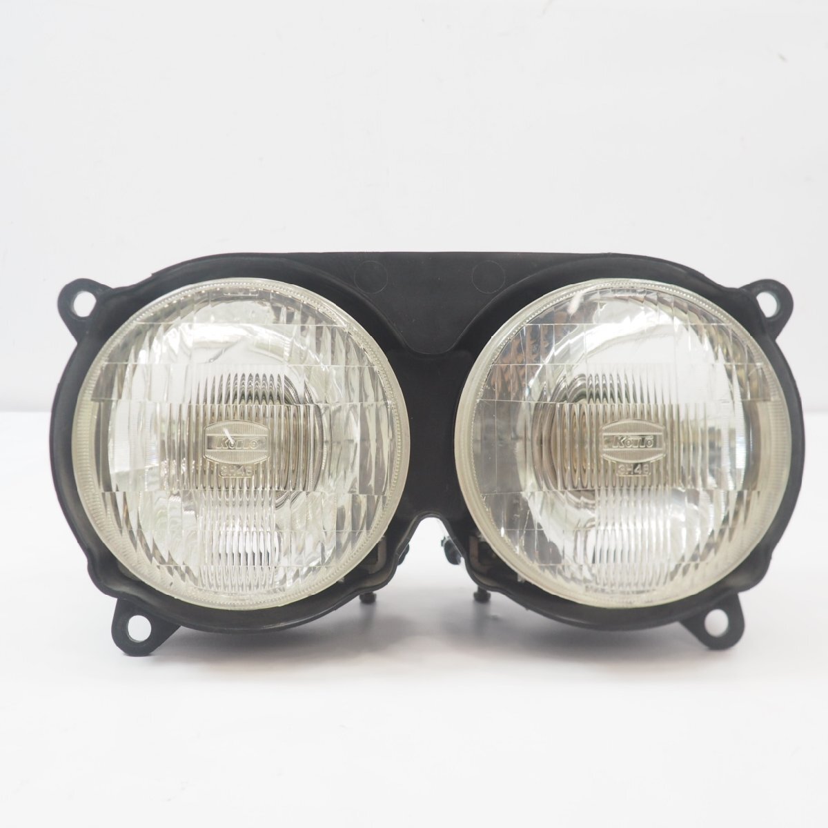 FZ400R 純正 ヘッドライト 46X ヘッドランプ FZR400 1WG デュアル ライト headlight headlamp コイトFZR250 2KR FZR1000 2GH_画像1