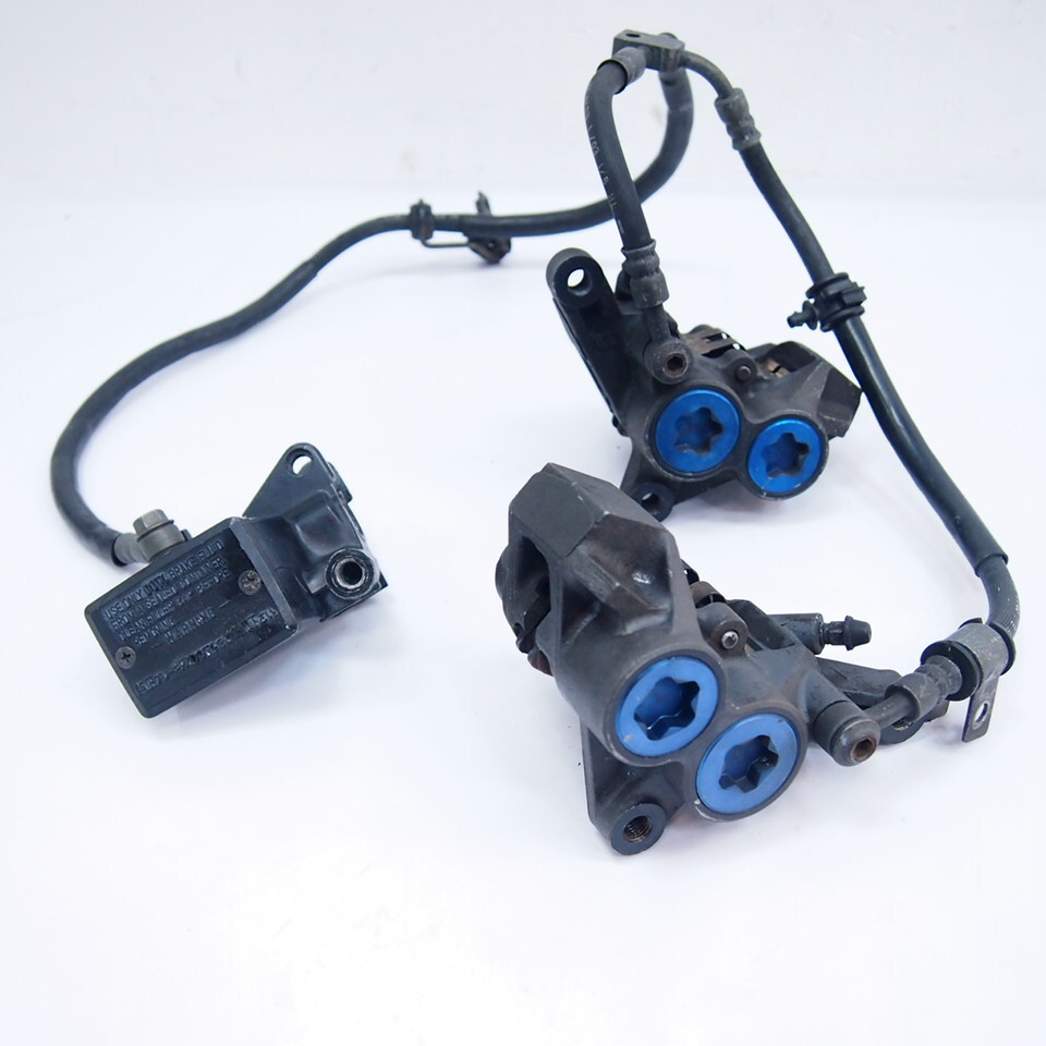 純正フロントブレーキキャリパー100mm左右スミトモMOSモノブロック フロントブレーキマスター14mm XJR400R XJR1200 XJR1300_画像1