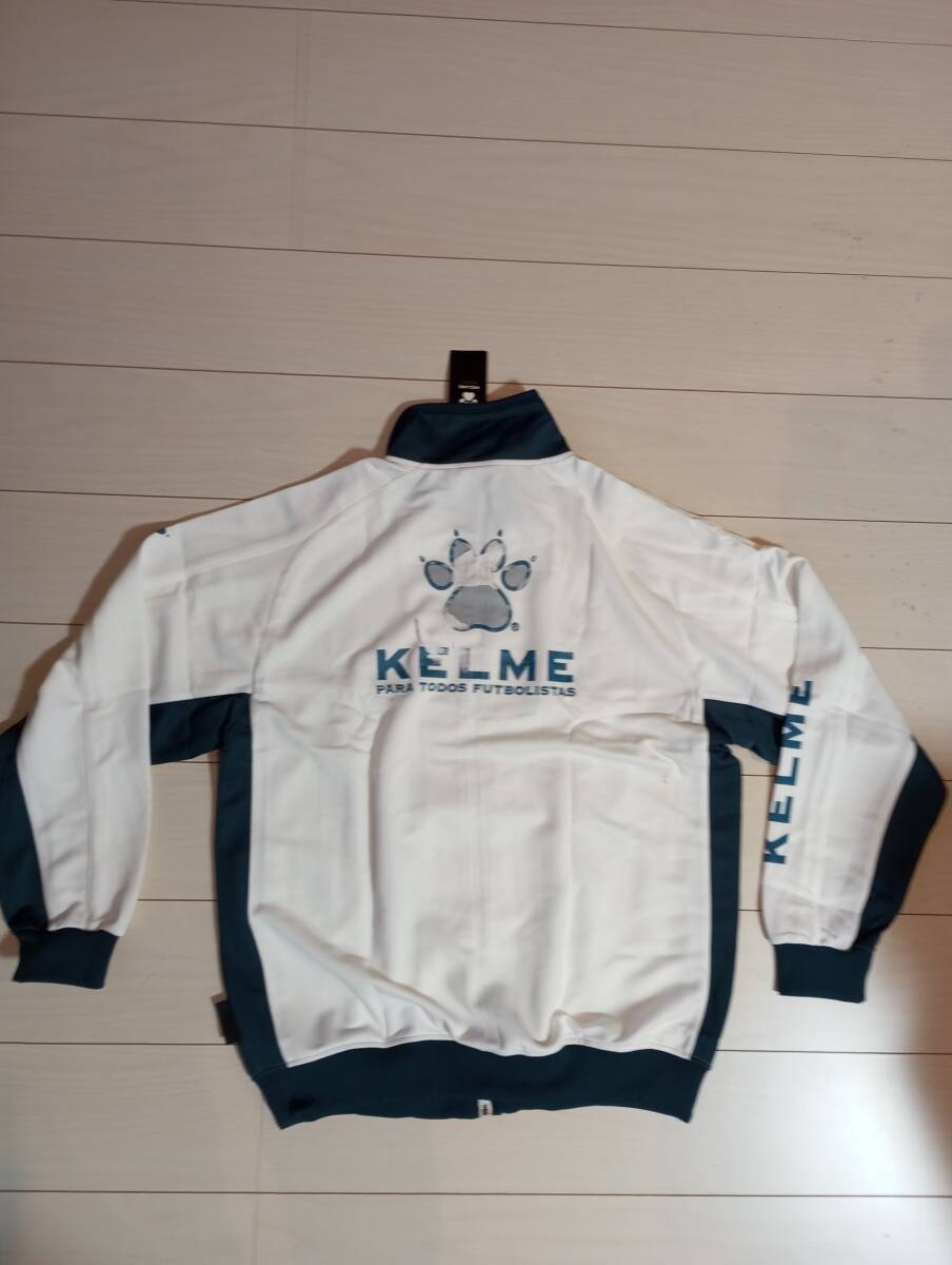 未使用即決KELMEケルメ トレーニングウェア 上下 XLサイズ ホワイト/インディゴ KC26612S_画像2