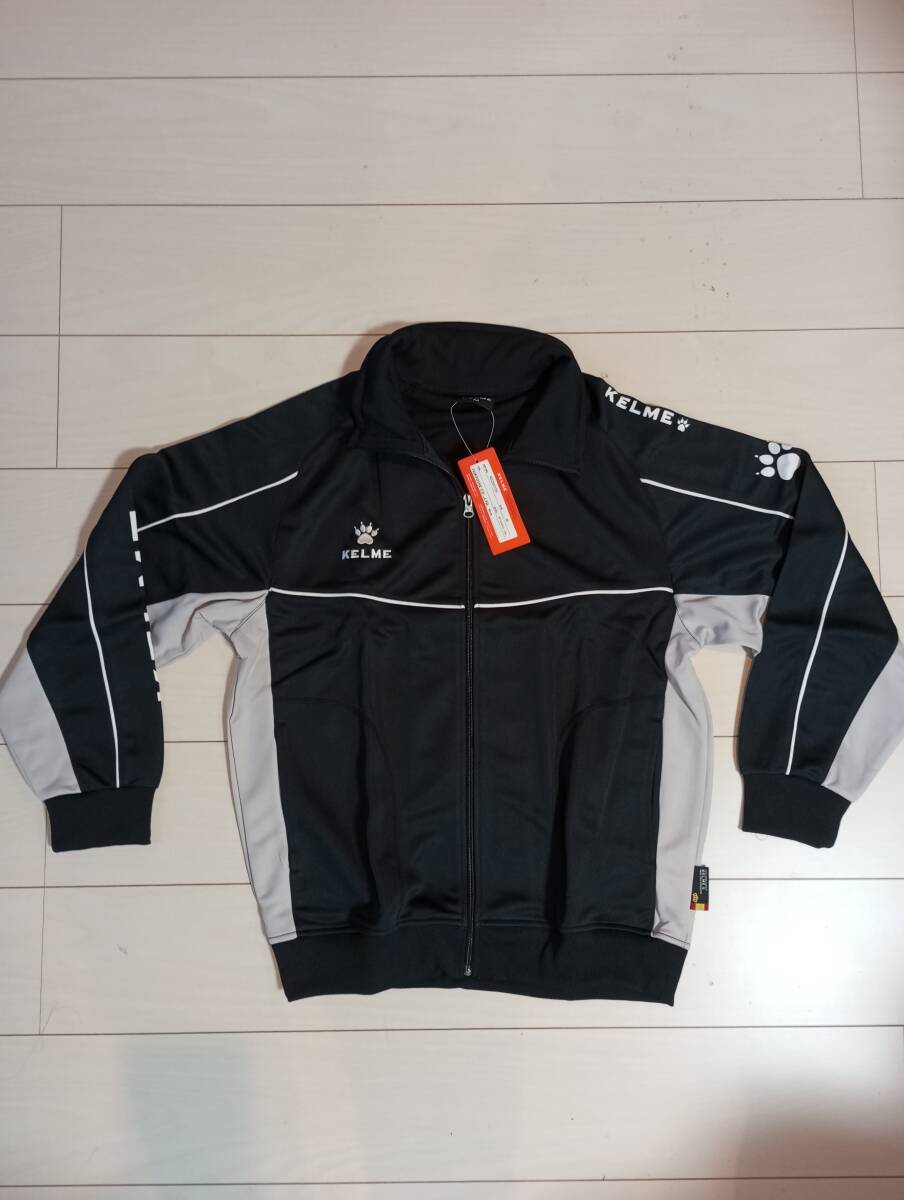 未使用即決KELMEケルメ トラックトップ Ｍサイズ ブラック/シルバー KC26612S_画像1
