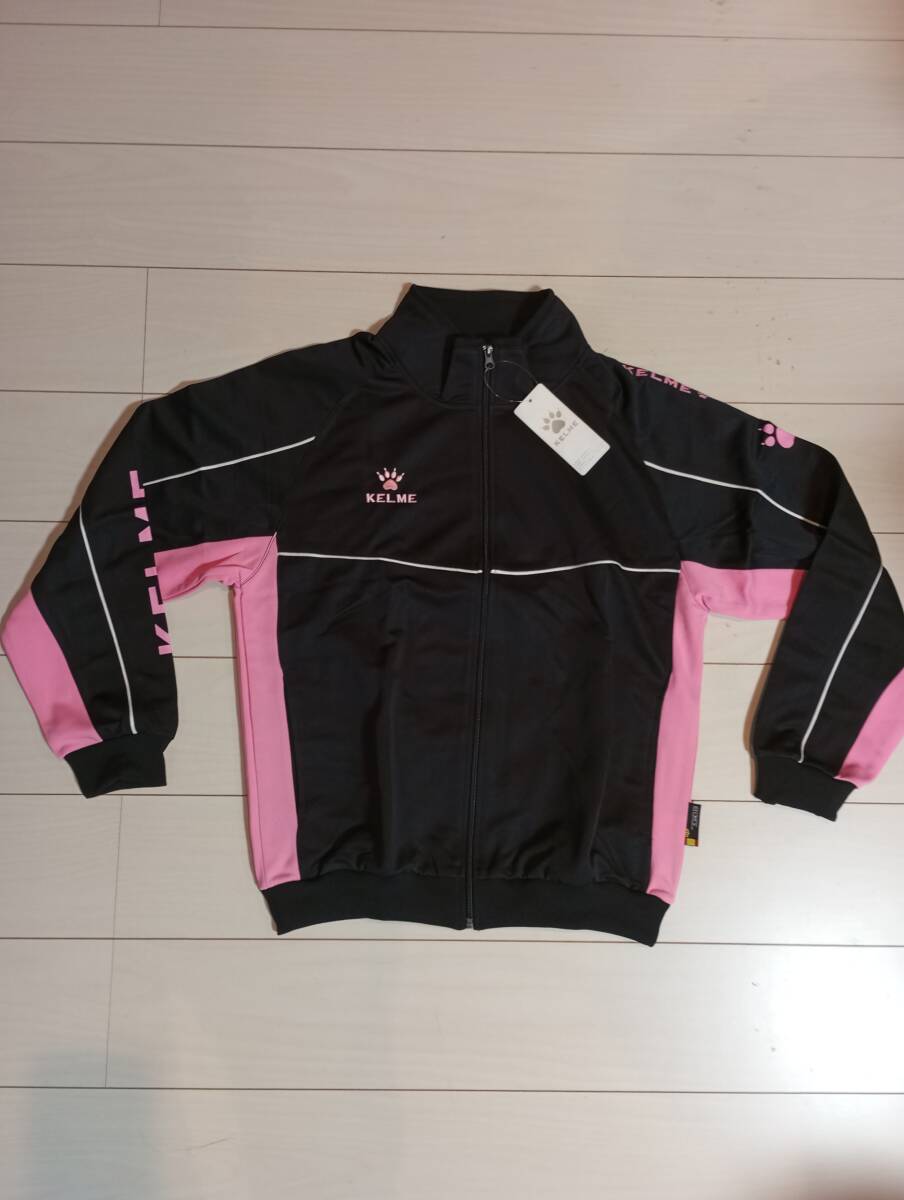 未使用即決KELMEケルメ トラックトップ Ｍサイズ ブラック/ピンク KC26612S_画像1