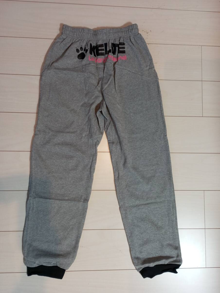 新品即決KELMEケルメ スウェットパーカーウェア 上下 XLサイズ 杢グレー KC49220W_画像4