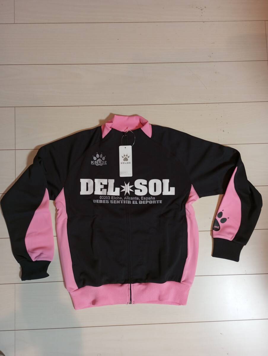 未使用即決KELMEケルメ トレーニングウェア 上下 Mサイズ ブラック/ピンク KC28710SP_画像1