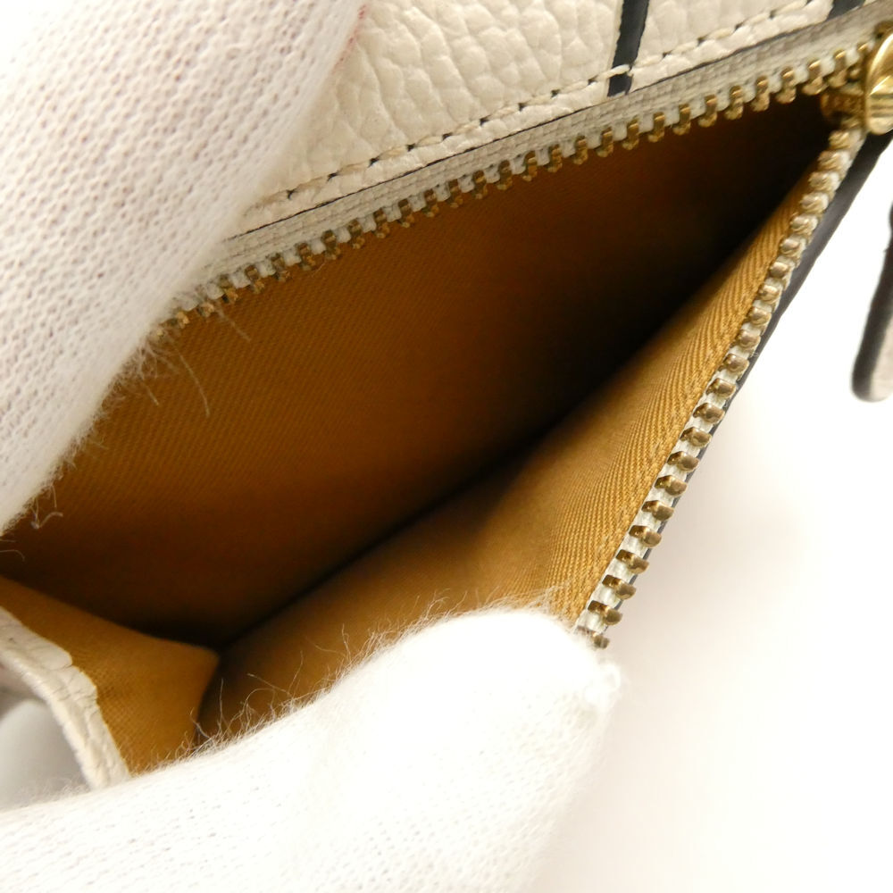 美品 COACH コーチ CA160 ウィン スモール ウォレット ウィズ チェリー プリント 二つ折り財布 サイフ レディース AM7200_画像7