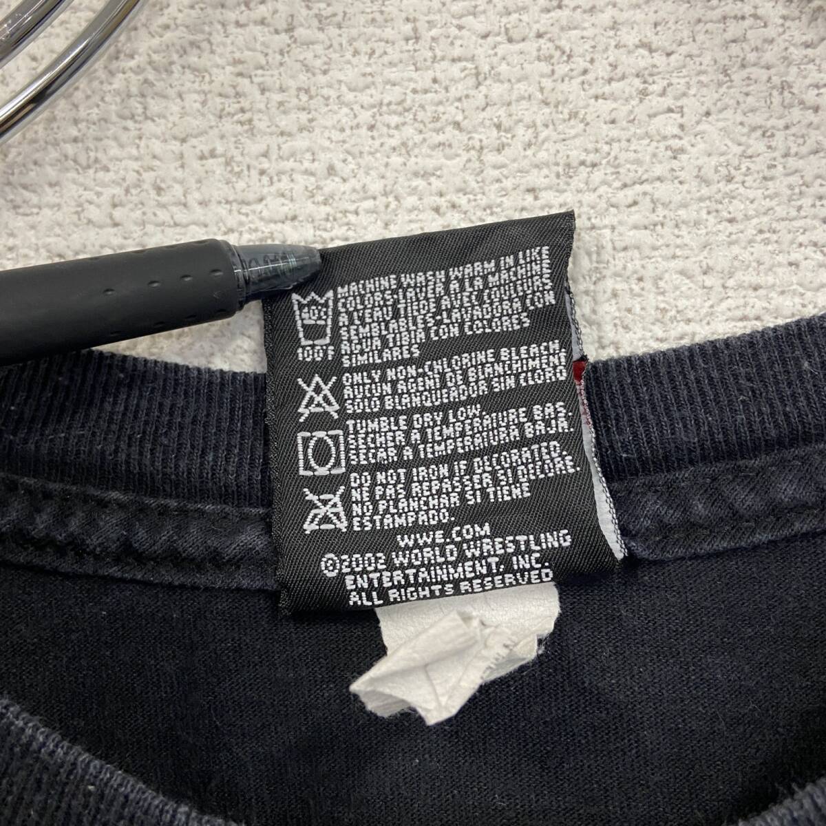 古着 used 00s World Wrestling Entertainment 半袖プリントTシャツ 黒 ブラック Lサイズ_画像5