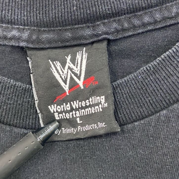 古着 used 00s World Wrestling Entertainment 半袖プリントTシャツ 黒 ブラック Lサイズ_画像6