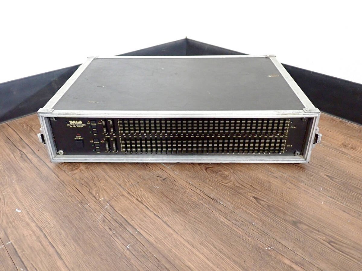 52722 б/у графика эквалайзер YAMAHA Q2031 Yamaha Graphic Equalizer 2U размер 2ch 31 частота звук оборудование аудио Junk 3