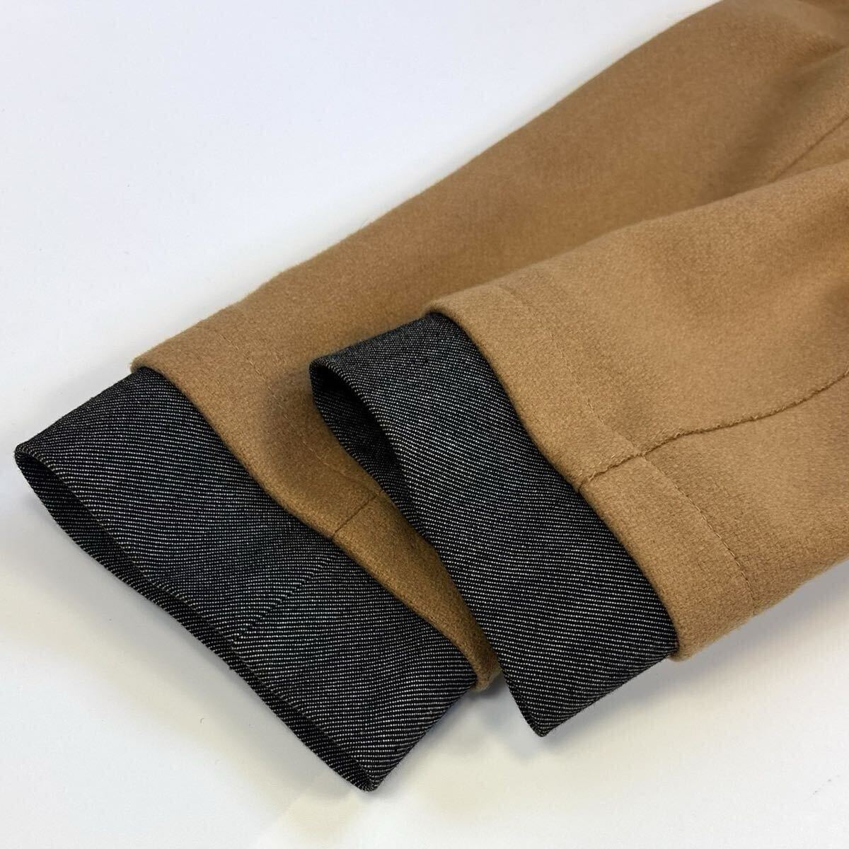 FENDI フェンディ ロングコート やまとなでしこ 松嶋菜々子さん着用 ドラマ 芸能人 キャメル ブラウン デニム レディース Mサイズ相当 _画像5