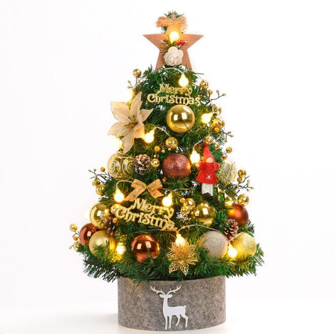  новый продукт елка 60CM Mini tree Рождество Северная Европа Рождество украшение Северная Европа настольный оборудование орнамент Mini меньше симпатичный illumination Рождество 