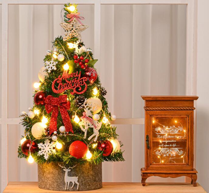  новый продукт елка 60CM Mini tree Рождество Северная Европа Рождество украшение Северная Европа настольный оборудование орнамент Mini меньше симпатичный illumination Рождество 