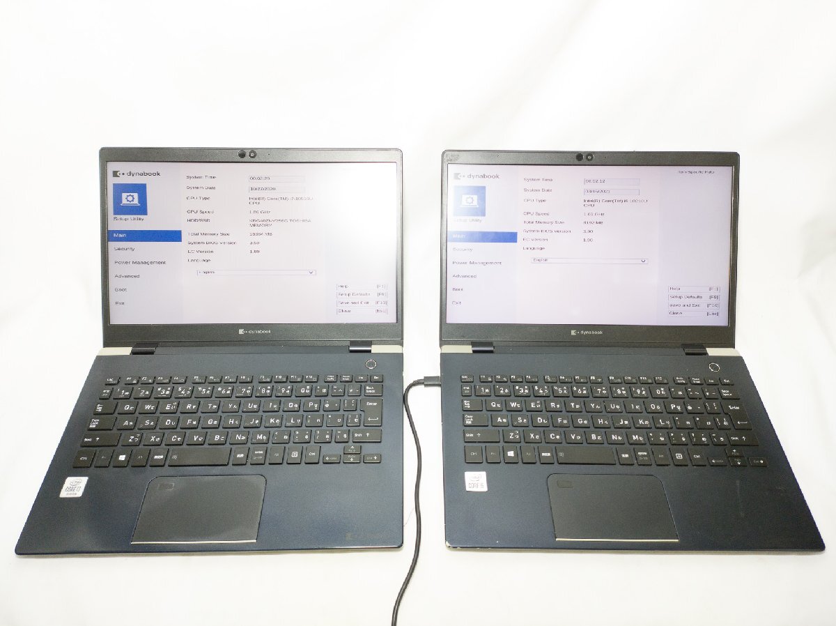 ★1円スタート★【即納・ジャンク・4台セット】東芝 dynabook G83/FR (i7,i5/メモリ8-16GB/ストレージ0-256GB/バッテリなし×3)806Hの画像2