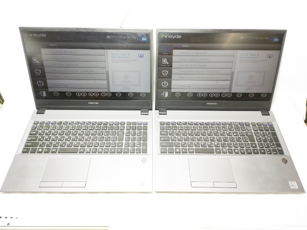 ★1円スタート★【即納・ジャンク品・3台セット・AC付き】FRONTIER NLC190 (i3-10110U/メモリ8GB/ストレージなし)R8T8_画像6