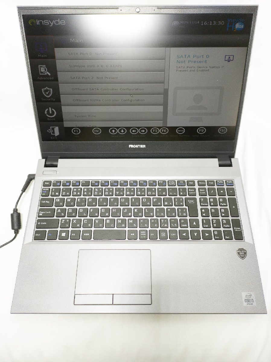 ★1円スタート★【即納・ジャンク品・3台セット・AC付き】FRONTIER NLC190 (i3-10110U/メモリ8GB/ストレージなし)R8T8_画像2