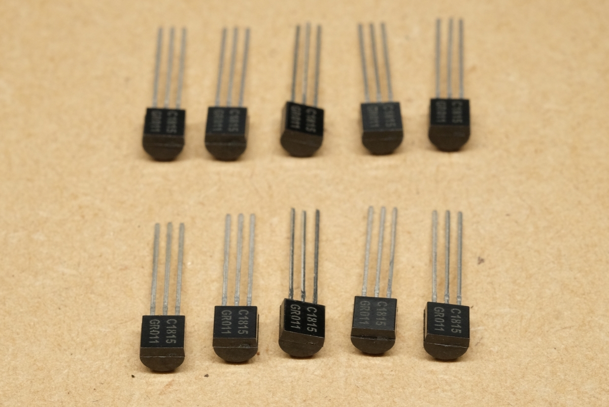 【人気商品】2SC1815GR/2SA1015GR 各20個ペア_画像2