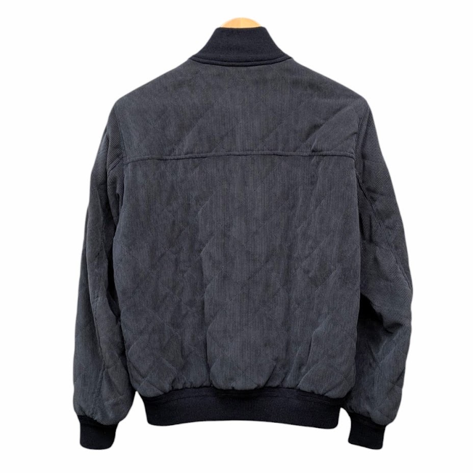 99 VALSTAR ヴァルスター コーデュロイ キルティングジャケット ドライビングブルゾン ネイビー サイズ 46_画像2