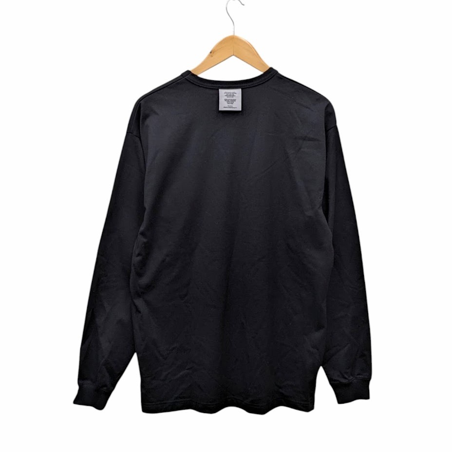 WTAPS ダブルタップス 211ATDT-CSM17 INSECT02 LS COPO プリント ポケット 長袖 Tシャツ ロンT ブラック サイズ 3_画像2