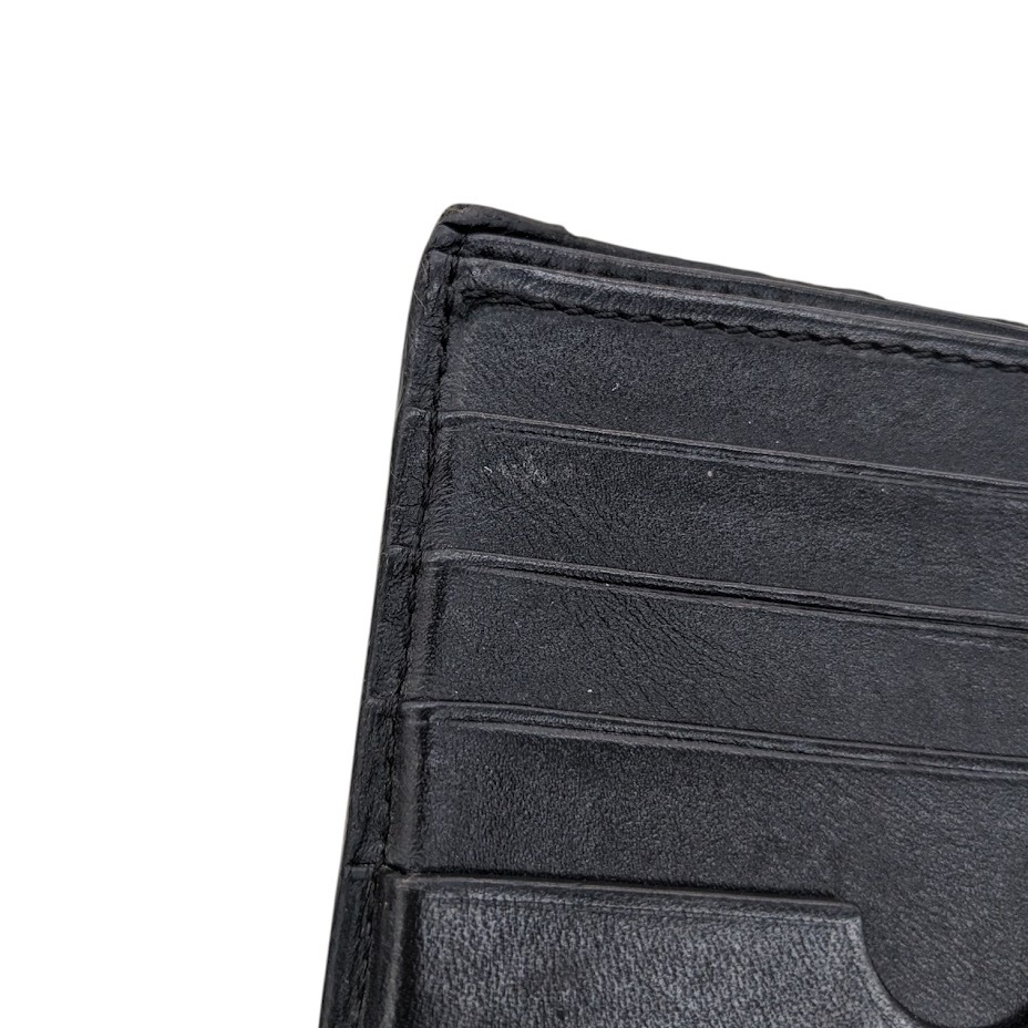 LOEWE ロエベ 二つ折り財布 バイフォールドウォレット アナグラム ブラック 箱付き _画像5