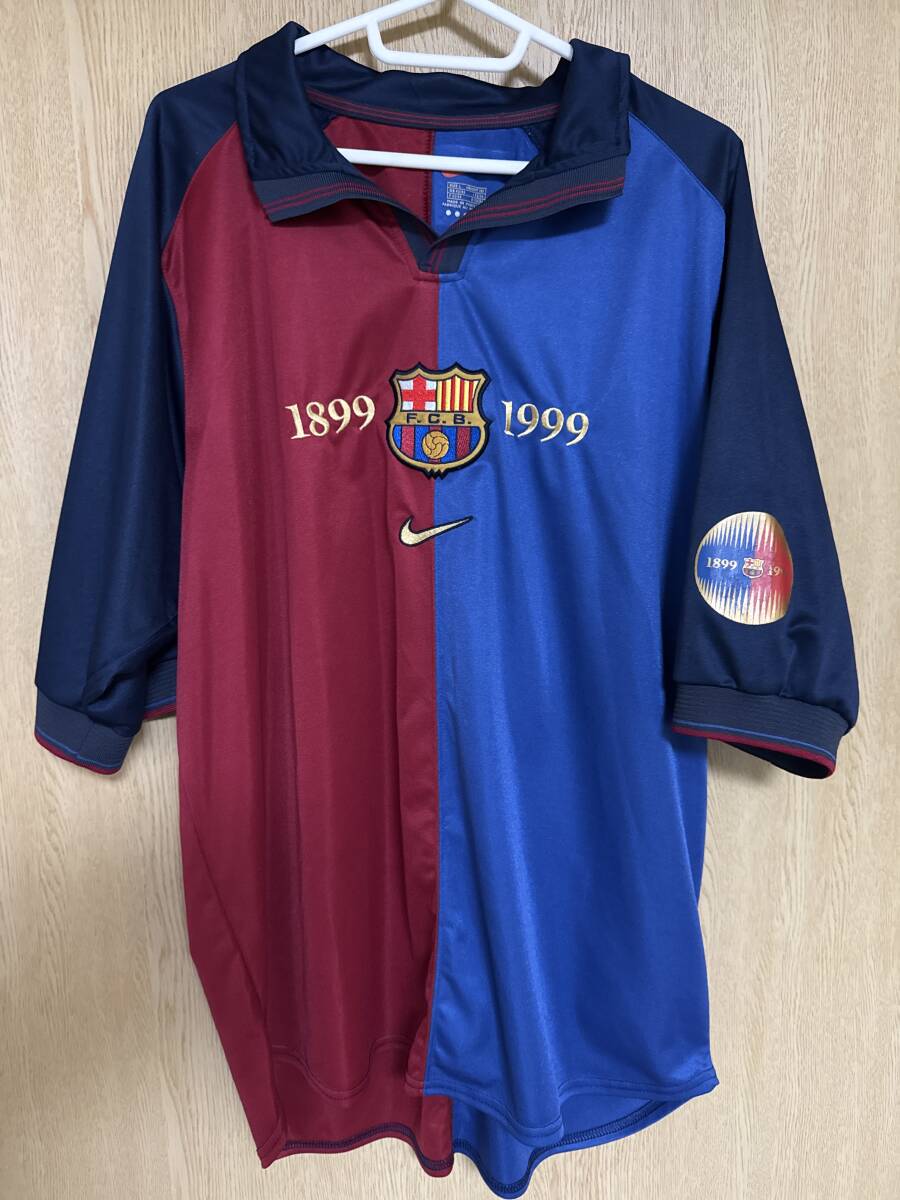 オリジナル　100周年　バルセロナ　ユニフォーム　ルイスエンリケ　リバウド　リヴァウド　ルイスエンリケ　ネイマール　(A518)_画像1