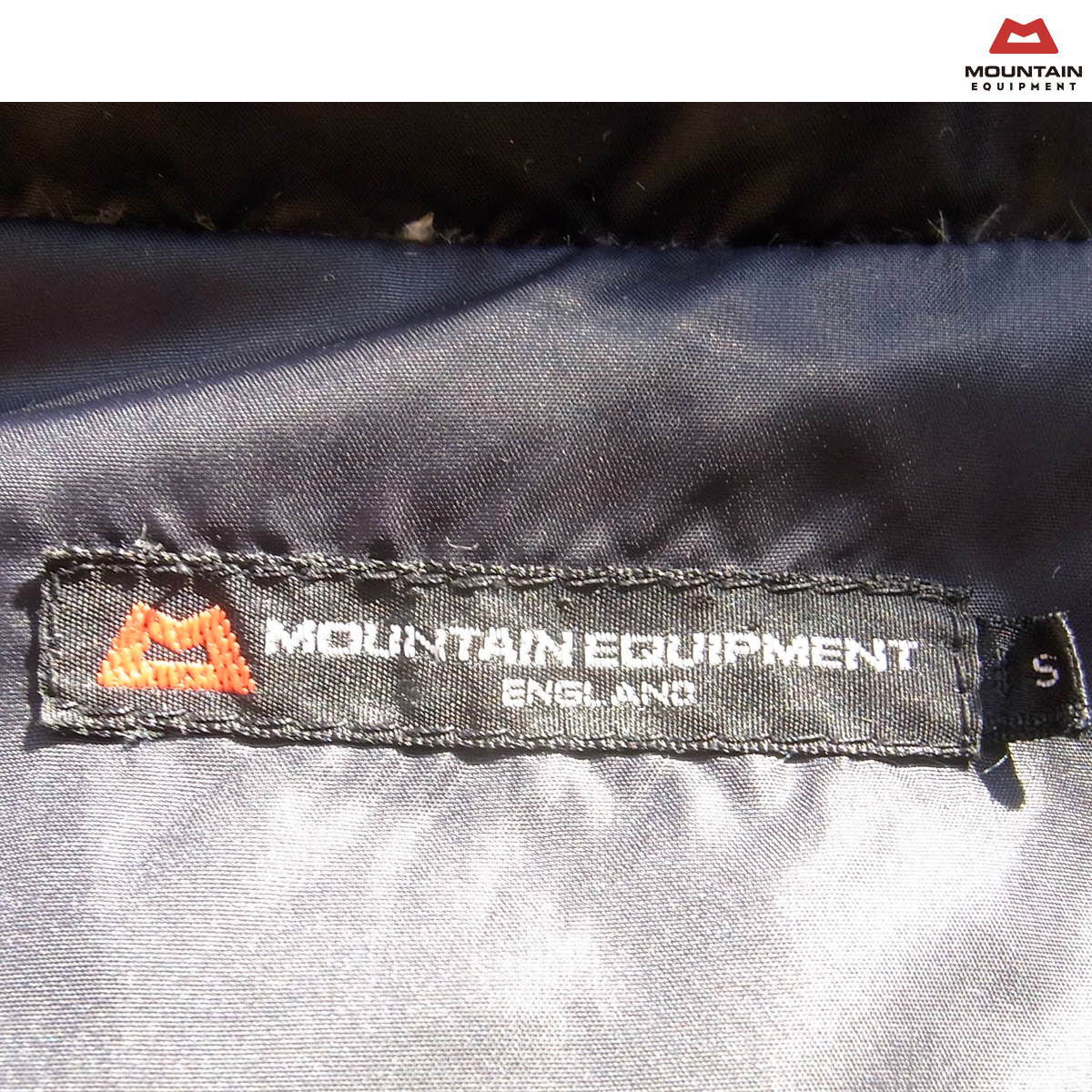MOUNTAIN EQUIPMENT マウンテンイクイップメント ダウンジャケット| 難あり ダメージあり フード取り外し可能_画像4